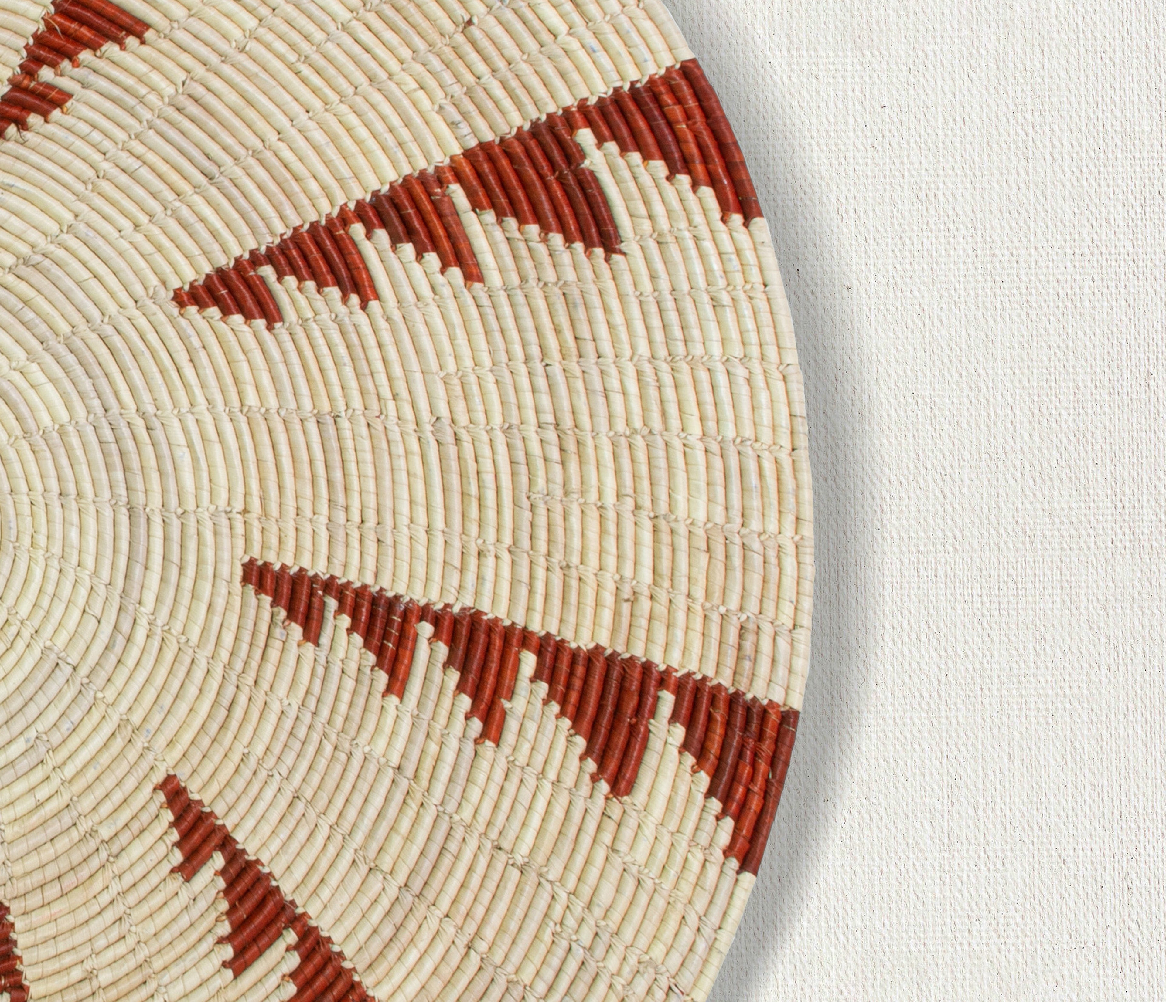 One-of-a-Kind | Thunder Brown 24" Flat Wall Basket - MT-1906-24