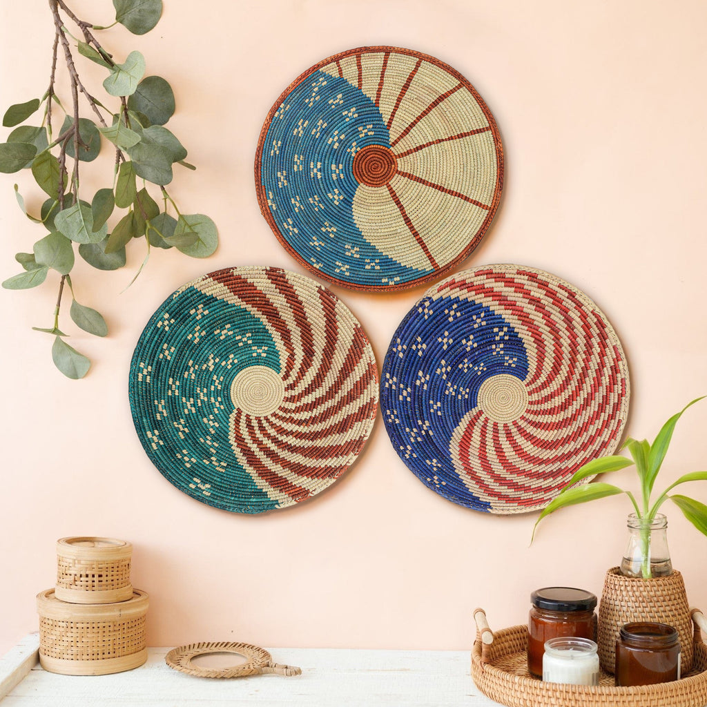 Patriotic Wall Basket Set of 3