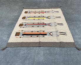 Premium Navajo Inspired Yei-Be-Chei Pictorial Rug