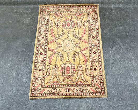 Pictorial Hand-Knotted Wool Carpet Rug NC-114-24