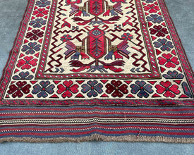 Gul Berjesta Afghan Wool Kilim - 6x4 ft