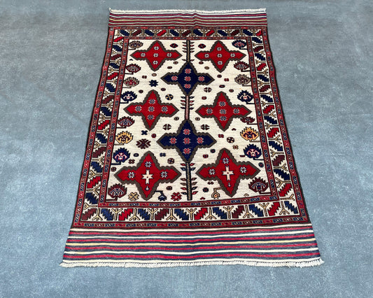 Gul Berjesta Afghan Wool Kilim - 6x4 ft BJ-143-24