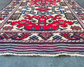 Gul Berjesta Afghan Wool Kilim - 6x4 ft