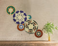 Set of 6 Handwoven wall baskets SET-293-6 N