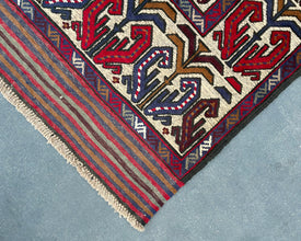 Gul Berjesta Afghan Wool Kilim - 6x4 ft