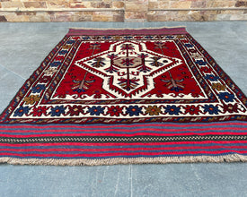 Gul Berjesta Afghan Wool Kilim - 6x4 ft