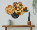 Set of 6 Handwoven wall baskets SET-271-6 N