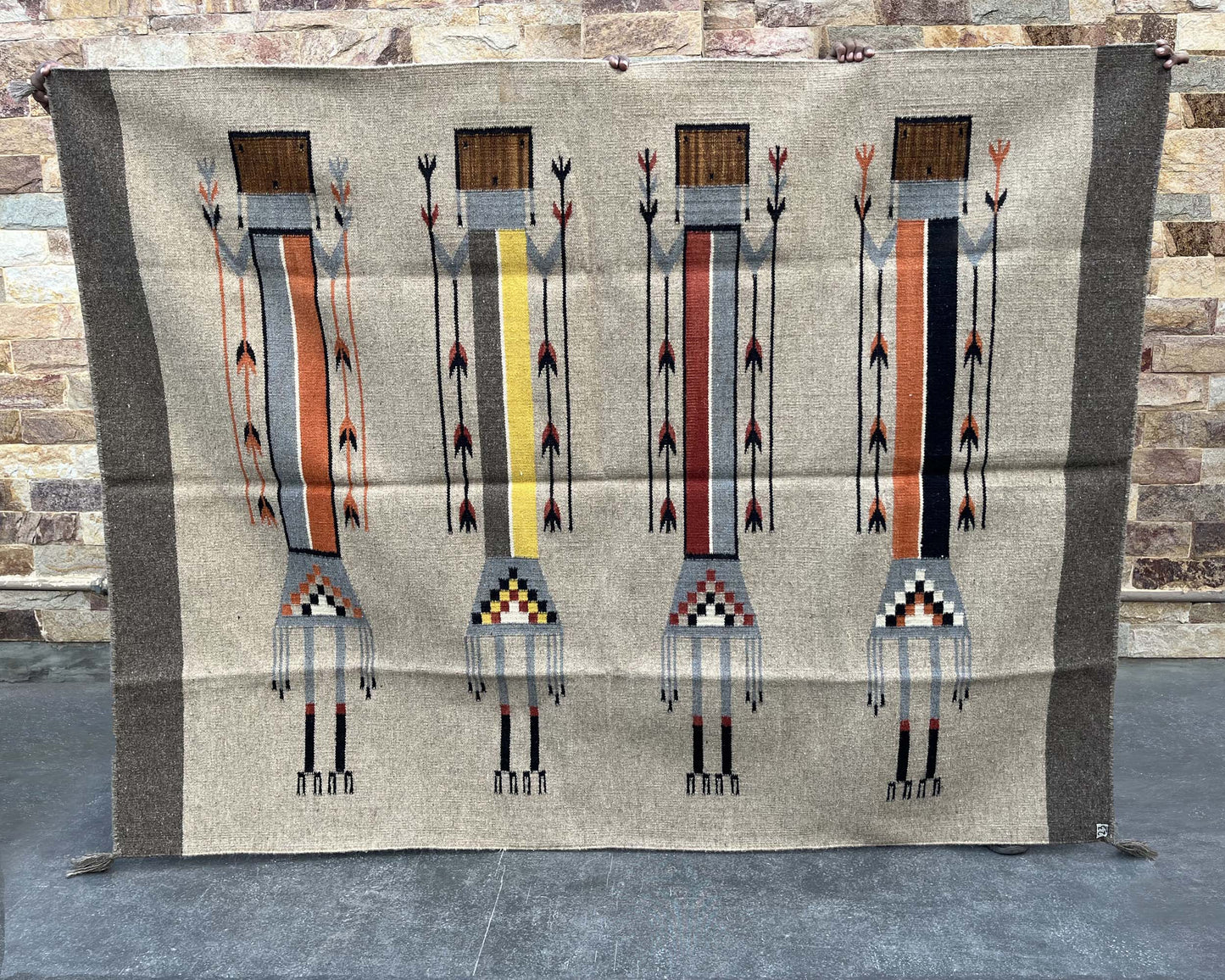 Premium Navajo Inspired Yei-Be-Chei Pictorial Rug WD-028-35