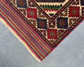 Gul Berjesta Afghan Wool Kilim - 6x4 ft