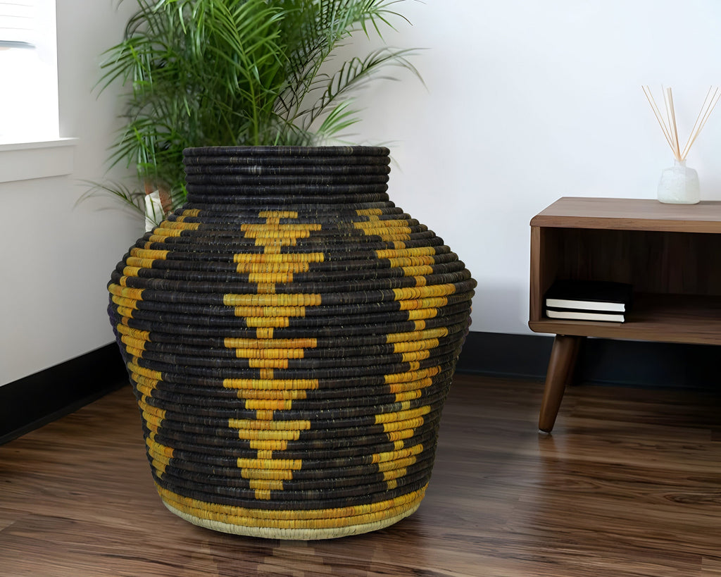 Tribal Sunburst Potter Basket 24-Inch PP-1102-22