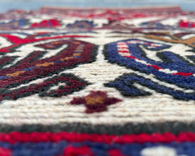 Gul Berjesta Afghan Wool Kilim - 6x4 ft