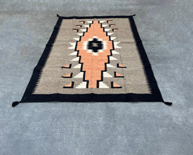 5x7ft Wool Kilim – Southwestern Flatweave Rug