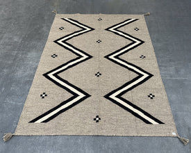 Eye Dazzler - Southwestern Wool Flatweave Rug