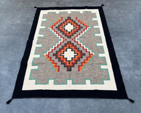 5x7ft Wool Kilim – Southwestern Flatweave Rug