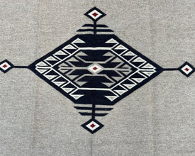 5x7ft Wool Kilim – Southwestern Flatweave Rug