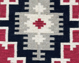 5x7ft Wool Kilim – Southwestern Flatweave Rug