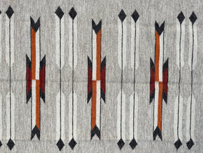 5x7ft Wool Kilim – Southwestern Flatweave Rug