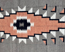 5x7ft Wool Kilim – Southwestern Flatweave Rug