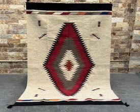 Two Grey Hills - Wool Flatweave Rug