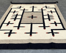 Cross - Wool Flatweave Rug