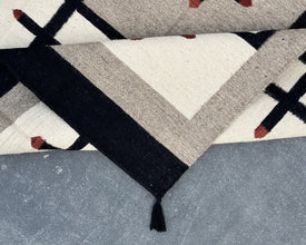 Cross - Wool Flatweave Rug