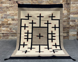 Cross - Wool Flatweave Rug