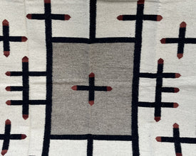 Cross - Wool Flatweave Rug