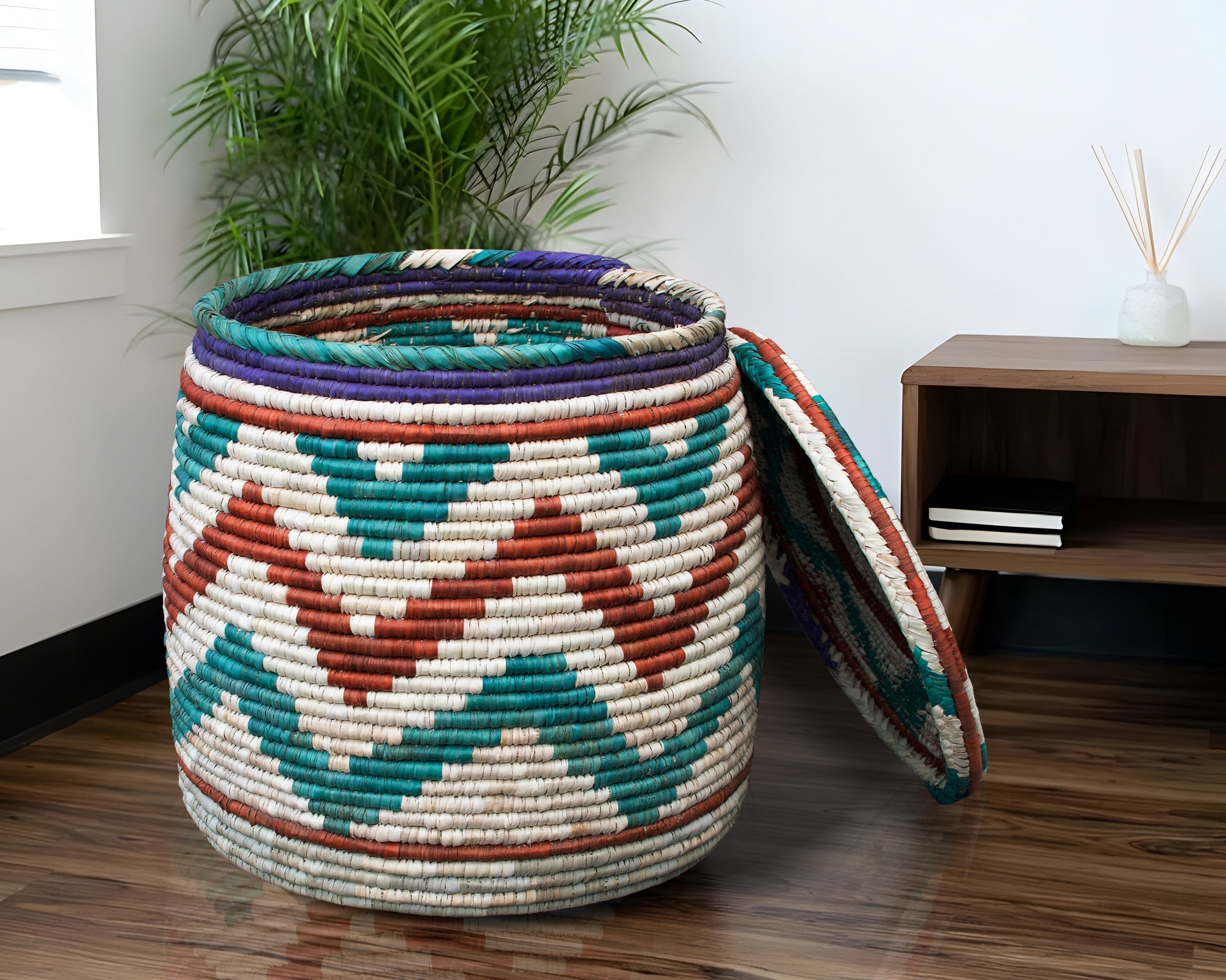 Chevron Large Storage Laundry Basket BL-1210-24