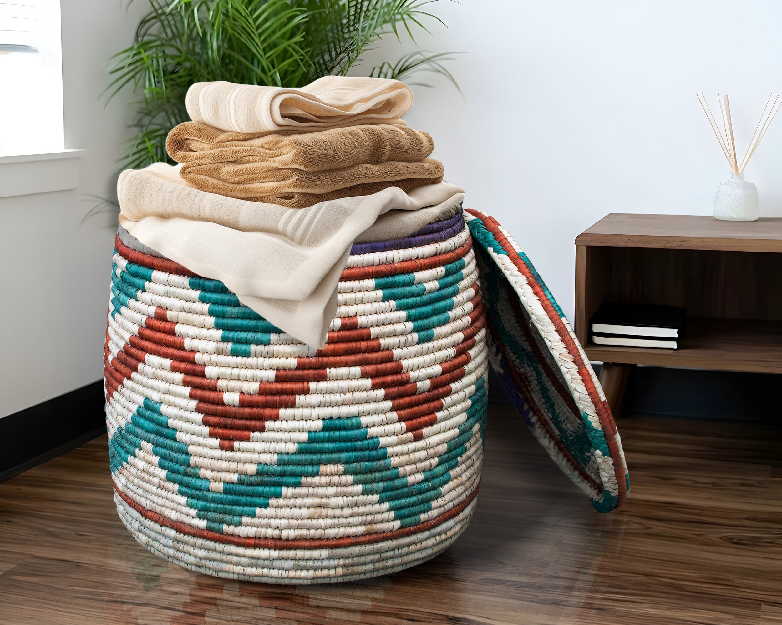 Chevron Large Storage Laundry Basket BL-1210-24