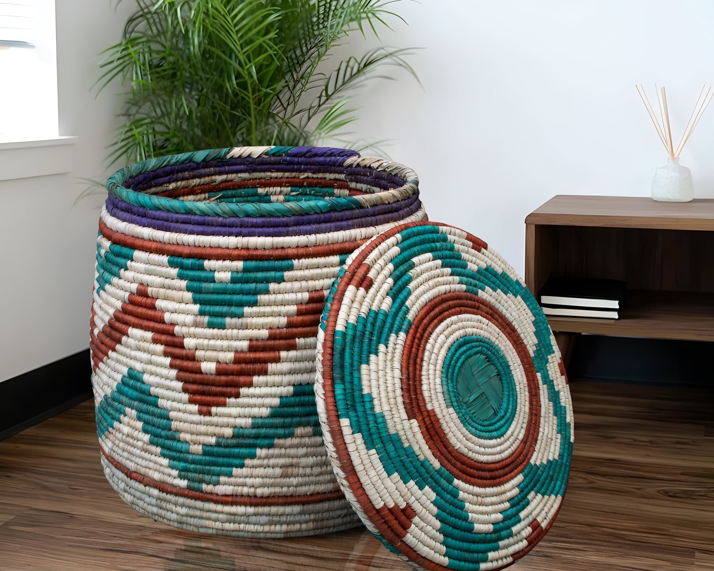 Chevron Large Storage Laundry Basket BL-1210-24