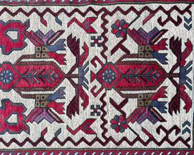 Gul Berjesta Afghan Wool Kilim - 6x4 ft