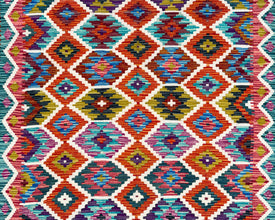 Afghan Maimana Wool Kilim - 7x5 ft