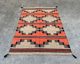 Crystal - Southwestern Wool Flatweave Rug