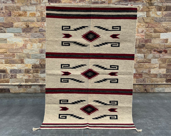 Crystal - Southwestern Wool Flatweave Rug