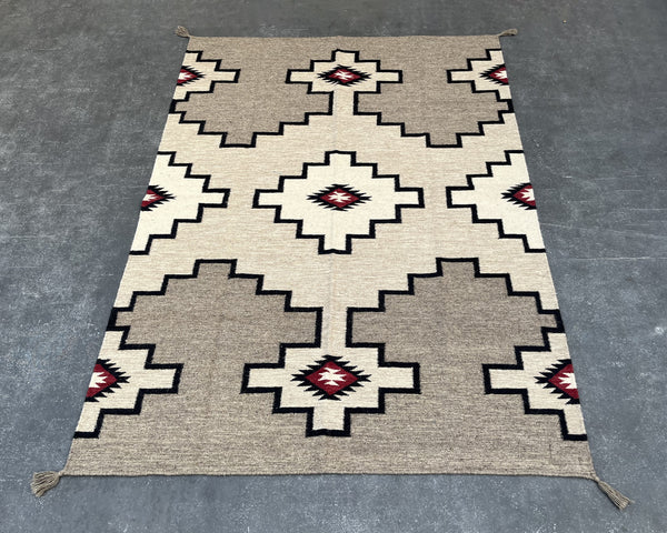 Chinele- Southwestern Wool Flatweave Rug