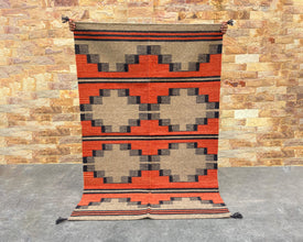 Crystal - Southwestern Wool Flatweave Rug