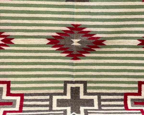 Cross - Southwestern Wool Flatweave Rug