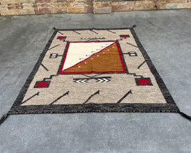 Day & Night - Southwestern Wool Flatweave Rug