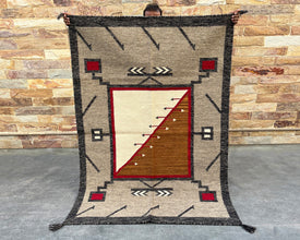 Day & Night - Southwestern Wool Flatweave Rug