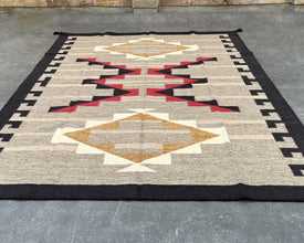 Star Burst - Wool Flatweave Rug