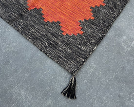 Two Grey Hills - Wool Flatweave Rug