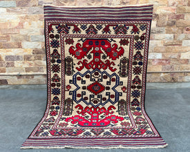 Gul Berjesta Afghan Wool Kilim - 6x4 ft