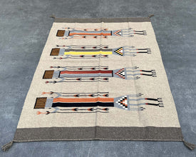 Premium Navajo Inspired Yei-Be-Chei Pictorial Rug