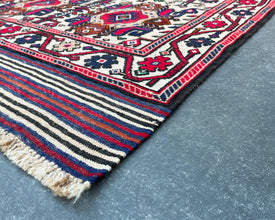 Gul Berjesta Afghan Wool Kilim - 6x4 ft