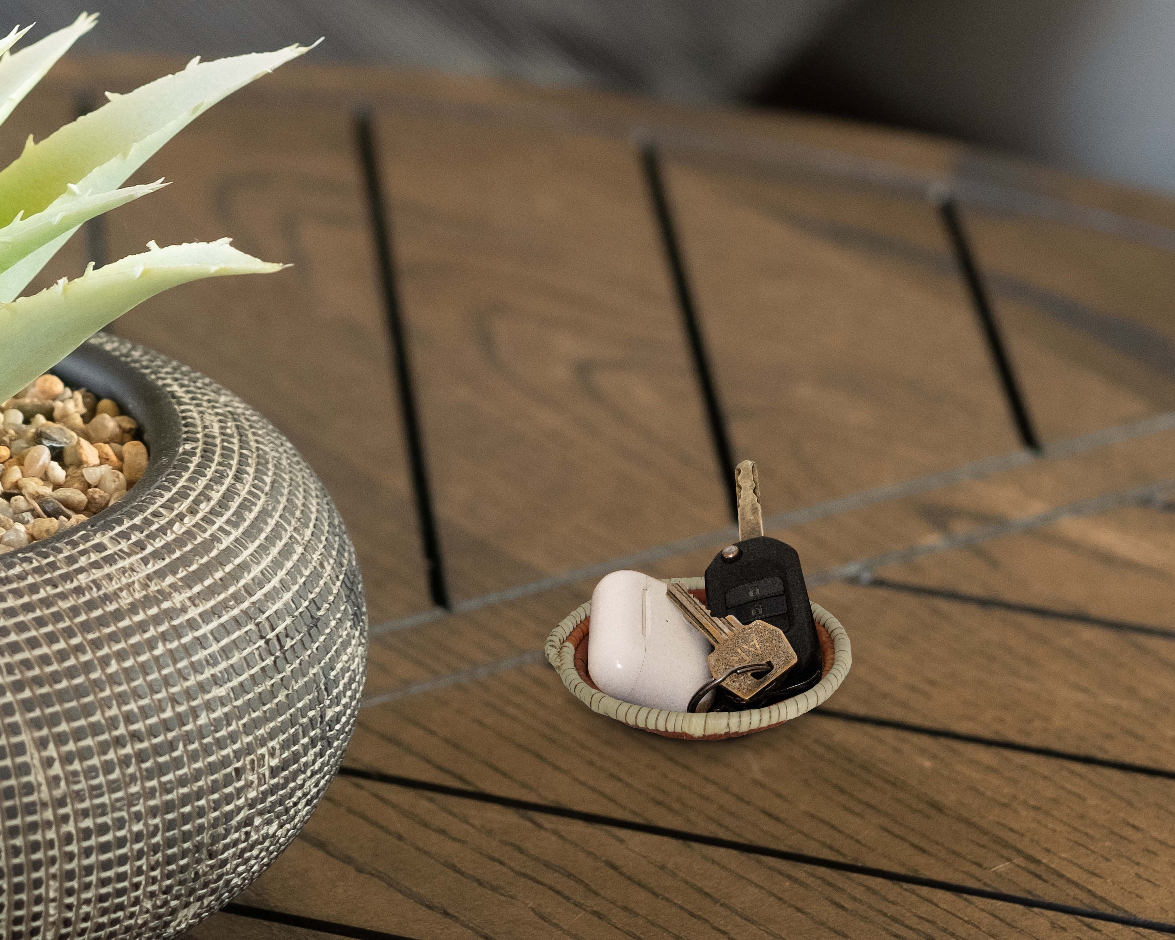 Boho Spinner Brown Miniature Basket Pack of 5 - LBW-1610-5 B