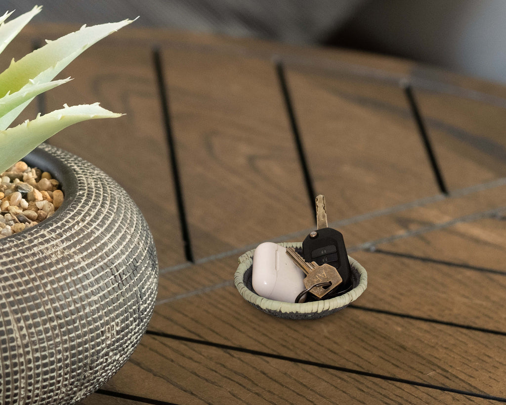 Boho Spinner Black Miniature Basket Pack of 5 - LBW-1610-5 A