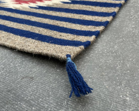 Azure Mesa Flatweave Runner Rug – 2.5x10 ft