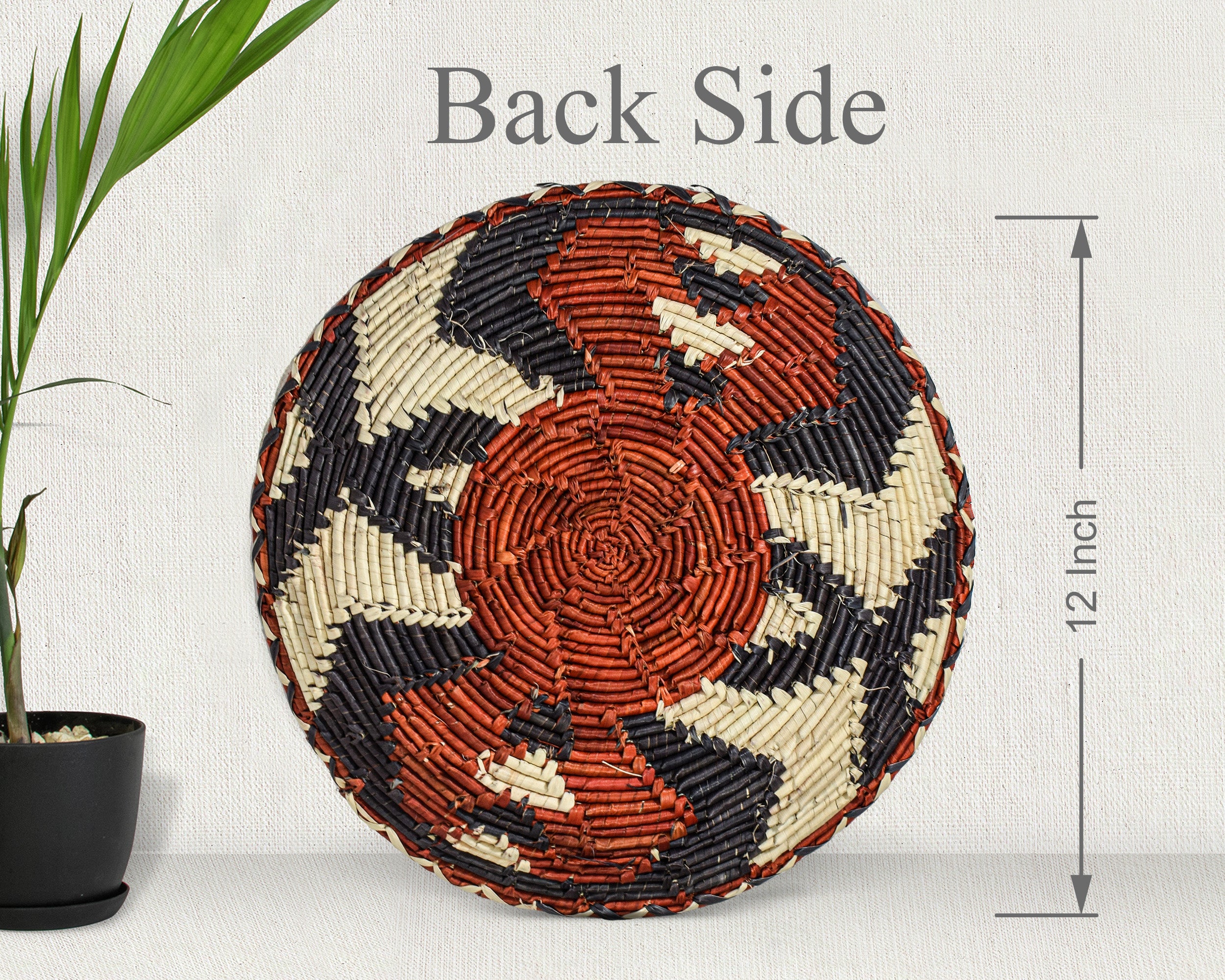 Thunder Storm Flat Basket 12-inch