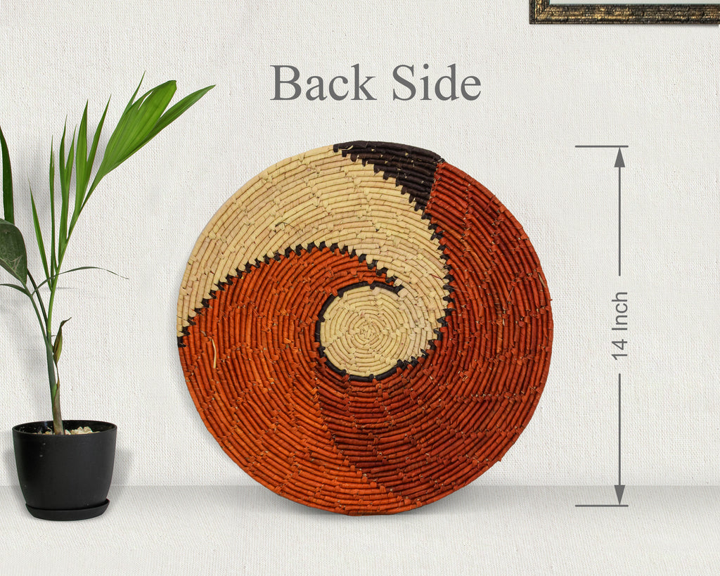 Rustic Trails Mat Wall Basket 14-inch MT-241-15