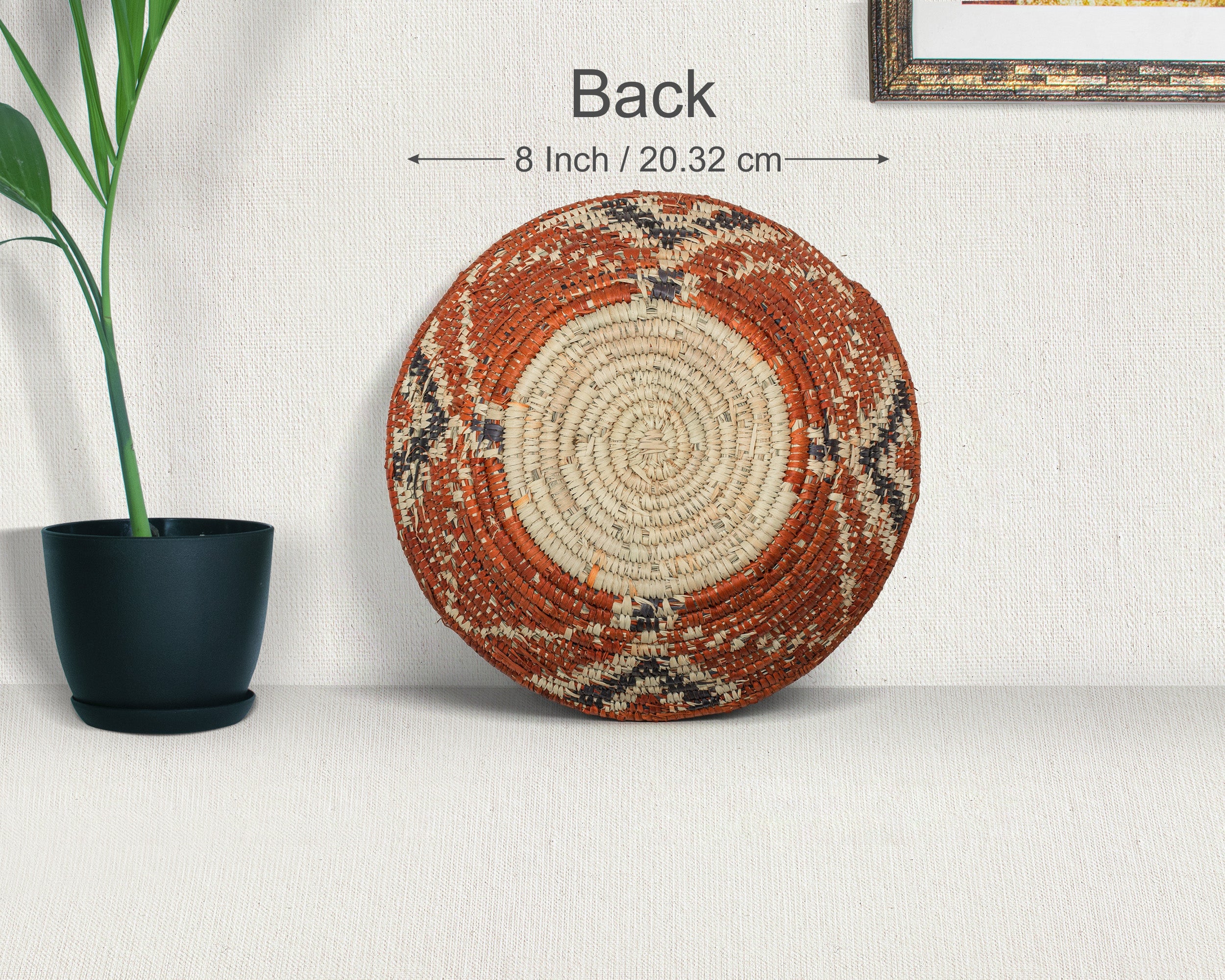 Orange Lotus Bowl Basket